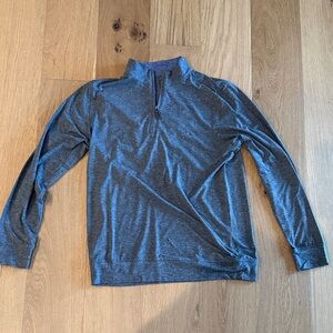 Tailorbyrd Gray Quarter-Zip Pullover